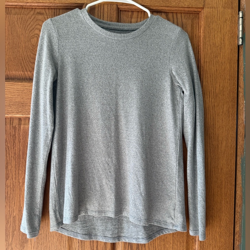 American Eagle Outfitters Heather Gray Crew Neck Sweater